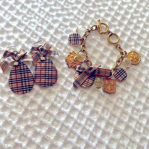 Bracelet  and Earrings.